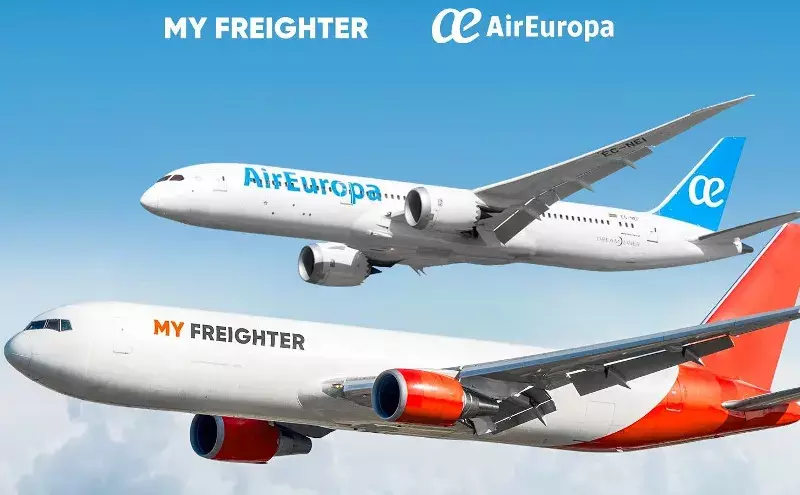 My Freighter Airlines and Air Europa form an interline partnership My Freighter Airlines and Air Europa form an interline partnership