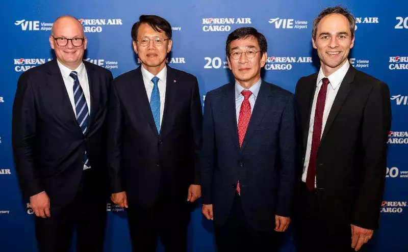 Korean Air Cargo and Vienna airport mark 20 years of cargo service Korean Air Cargo and Vienna airport mark 20 years of cargo service