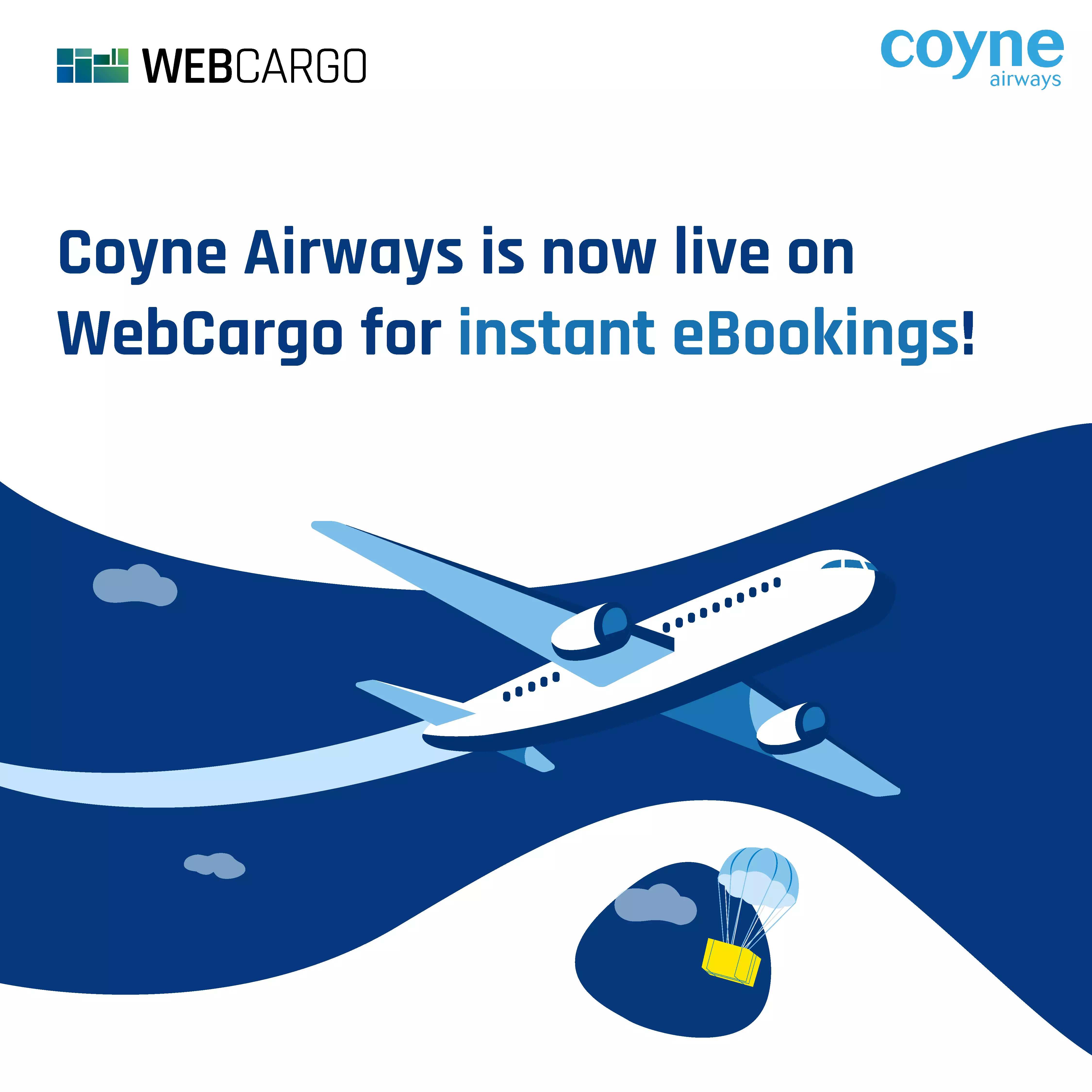 Coyne first carrier to offer DG bookings on WebCargo by Freightos