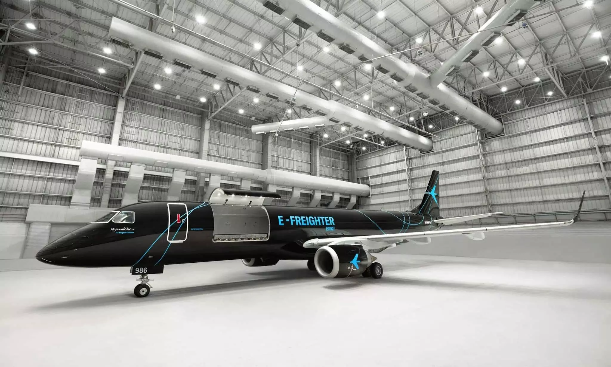 Embraers E190F in a new livery is set for Farnborough Airshow