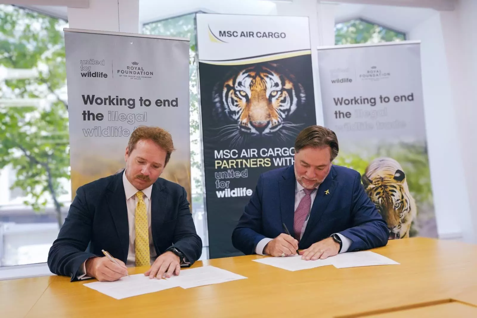MSC Air Cargo signs commitment to United for Wildlife in London