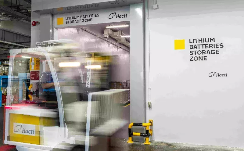 Hactl launches lithium batteries storage zone Hactl launches lithium batteries storage zone