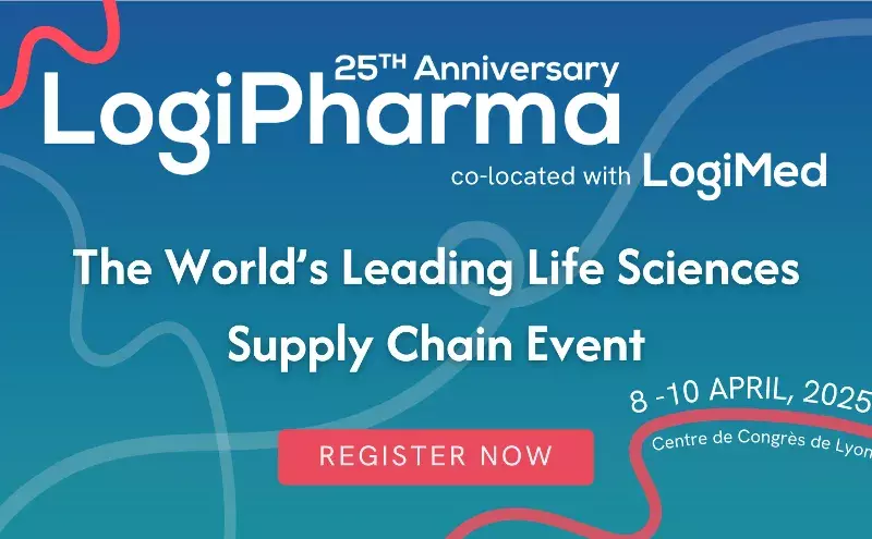 LogiPharma 2025 | Life Sciences Supply Chain Event | 8 to 10 April, 2025 | Centre de Congrès de Lyon, France LogiPharma 2025 | Life Sciences Supply Chain Event | 8 to 10 April, 2025 | Centre de Congrès de Lyon, France