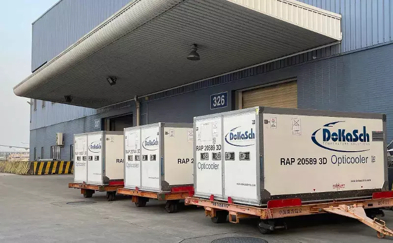 DoKaSch opens new Opticooler station at Shanghai Pudong Airport DoKaSch opens new Opticooler station at Shanghai Pudong Airport