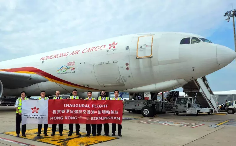 Hong Kong Air Cargo launches weekly Birmingham route Hong Kong Air Cargo launches weekly Birmingham route