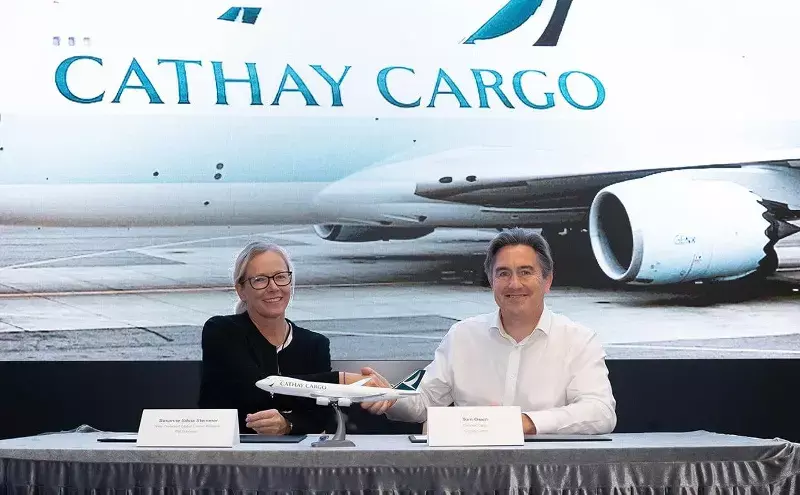 Cathay Cargo, DB Schenker sign SAF agreement Cathay Cargo, DB Schenker sign SAF agreement