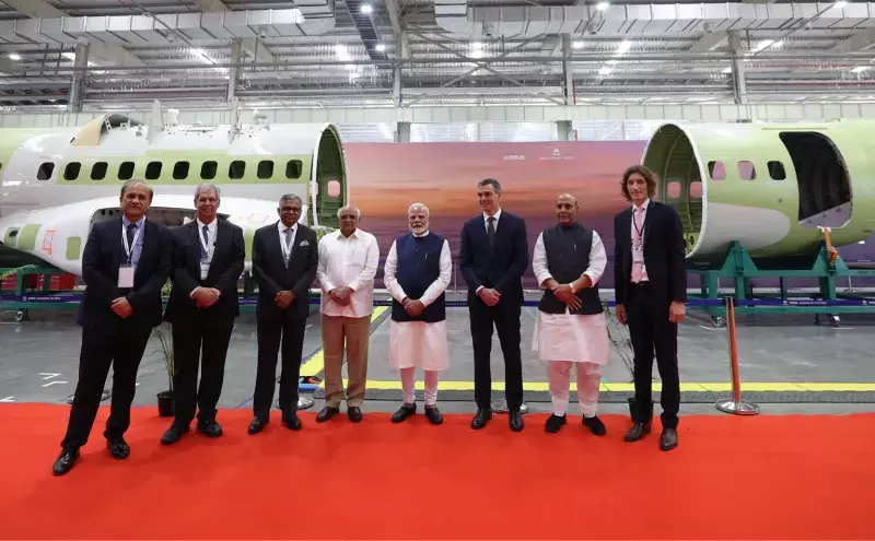 TATA-Airbus opens the C295 aircraft manufacturing facility in India TATA-Airbus opens the C295 aircraft manufacturing facility in India