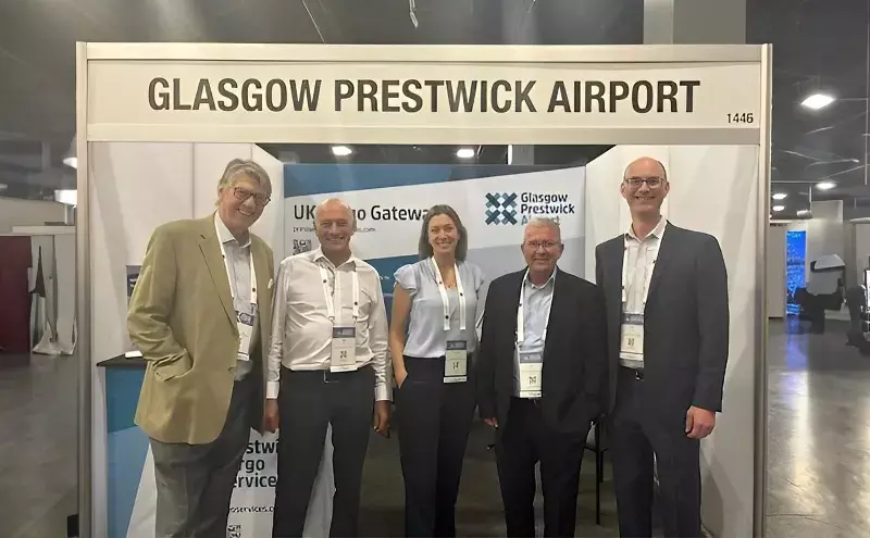 Glasgow Prestwick and Chicago Rockford form cargo partnership Glasgow Prestwick and Chicago Rockford form cargo partnership