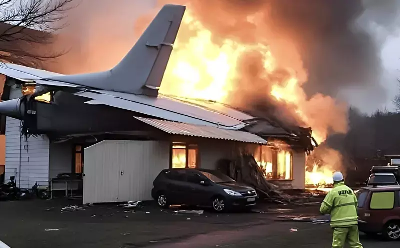 DHL plane crashes into house near Lithuania airport, killing one DHL plane crashes into house near Lithuania airport, killing one