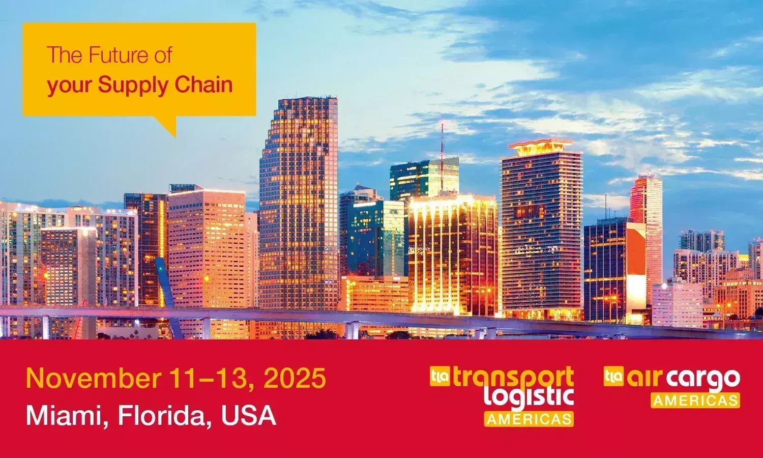 air cargo Americas 2025 | November 11-13 | Miami, Florida, USA air cargo Americas 2025 | November 11-13 | Miami, Florida, USA