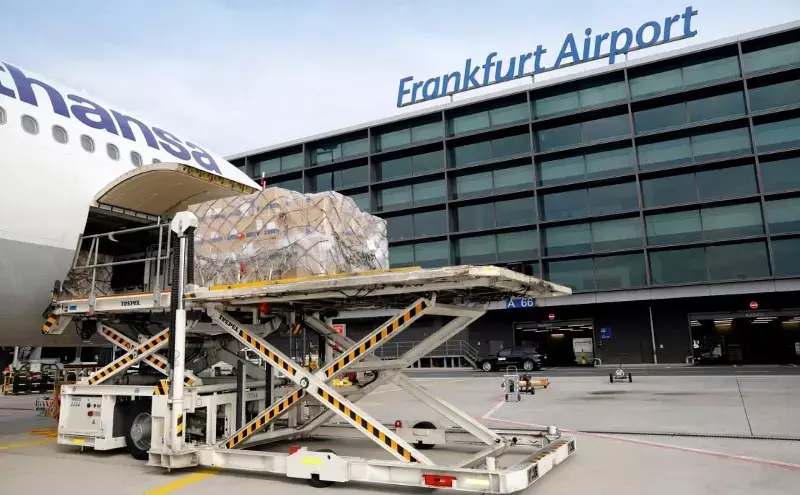 Frankfurt Airport cargo handled down 4% in Jan Frankfurt Airport cargo handled down 4% in Jan