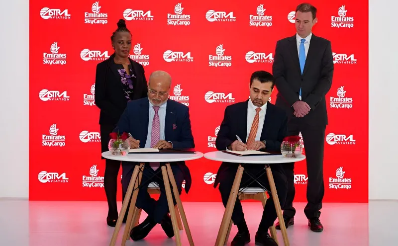 Emirates SkyCargo, Astral Aviation sign MoU to boost trade to and from Africa Emirates SkyCargo, Astral Aviation sign MoU to boost trade to and from Africa