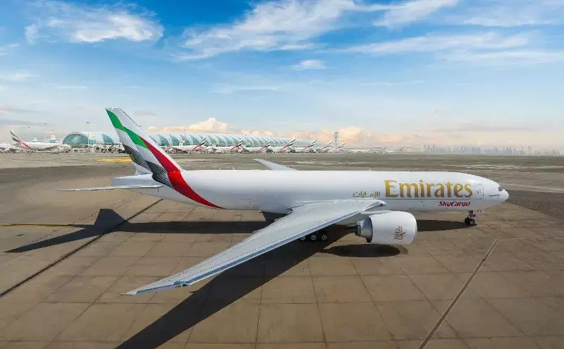 The first of Emirates SkyCargo’s freighters receives new livery The first of Emirates SkyCargo’s freighters receives new livery
