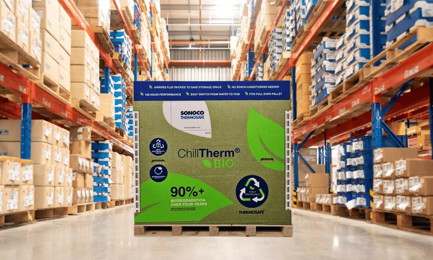 ThermoSafe launches biodegradable EPS QPMC pallet shipper