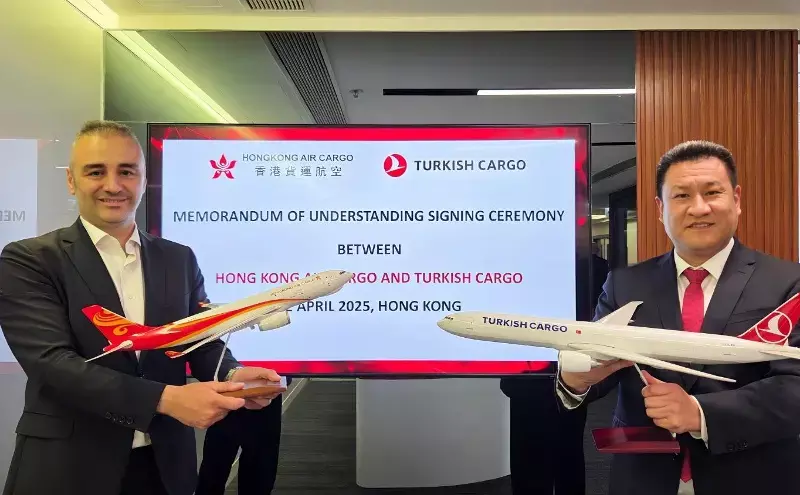 Hong Kong Air Cargo and Turkish Cargo sign MoU Hong Kong Air Cargo and Turkish Cargo sign MoU
