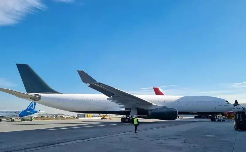EFW rolls out first A330P2F for ATSG, to redeliver 30 aircraft EFW rolls out first A330P2F for ATSG, to redeliver 30 aircraft
