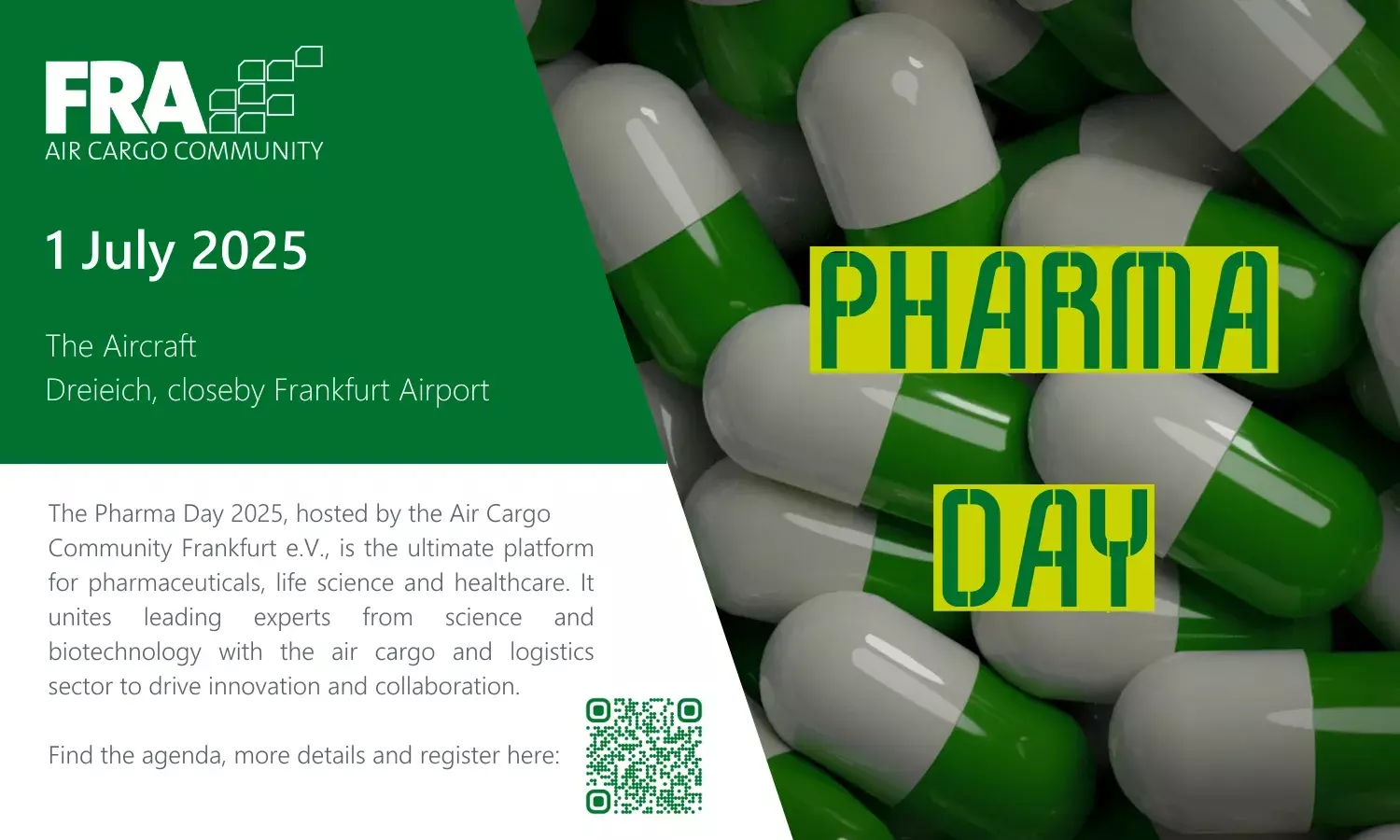 Pharma Day 2025 | July 1, 2025, The Aircraft near Frankfurt Airport Pharma Day 2025 | July 1, 2025, The Aircraft near Frankfurt Airport