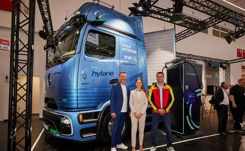 DHL, Daimler, hylane form partnership for fully electric trucks DHL, Daimler, hylane form partnership for fully electric trucks