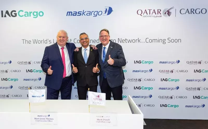 Qatar Airways, IAG Cargo and MASkargo to launch joint business in 2025 Qatar Airways, IAG Cargo and MASkargo to launch joint business in 2025