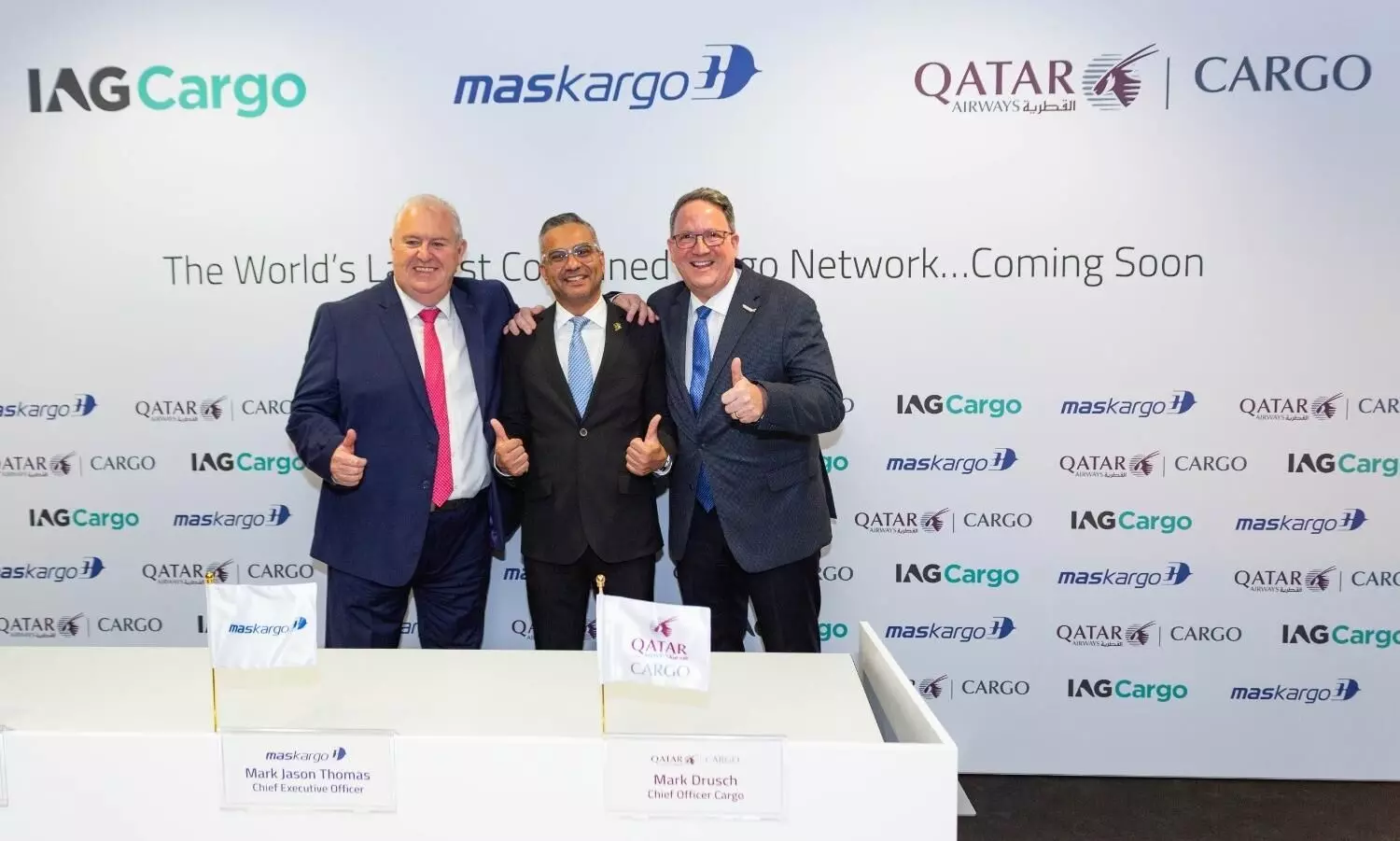 Qatar Airways, IAG Cargo and MASkargo to launch joint business in 2025 Qatar Airways, IAG Cargo and MASkargo to launch joint business in 2025