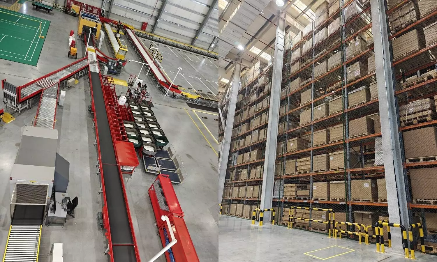L to R: DHL Express Facility and DHL Supply Chain EV Hub L to R: DHL Express Facility and DHL Supply Chain EV Hub