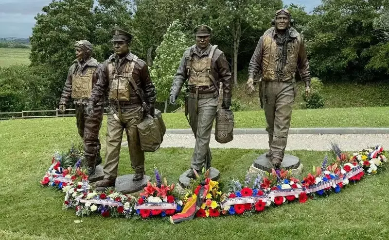 American Airlines Cargo helps unveil 8th Air Force monument in Normandy American Airlines Cargo helps unveil 8th Air Force monument in Normandy