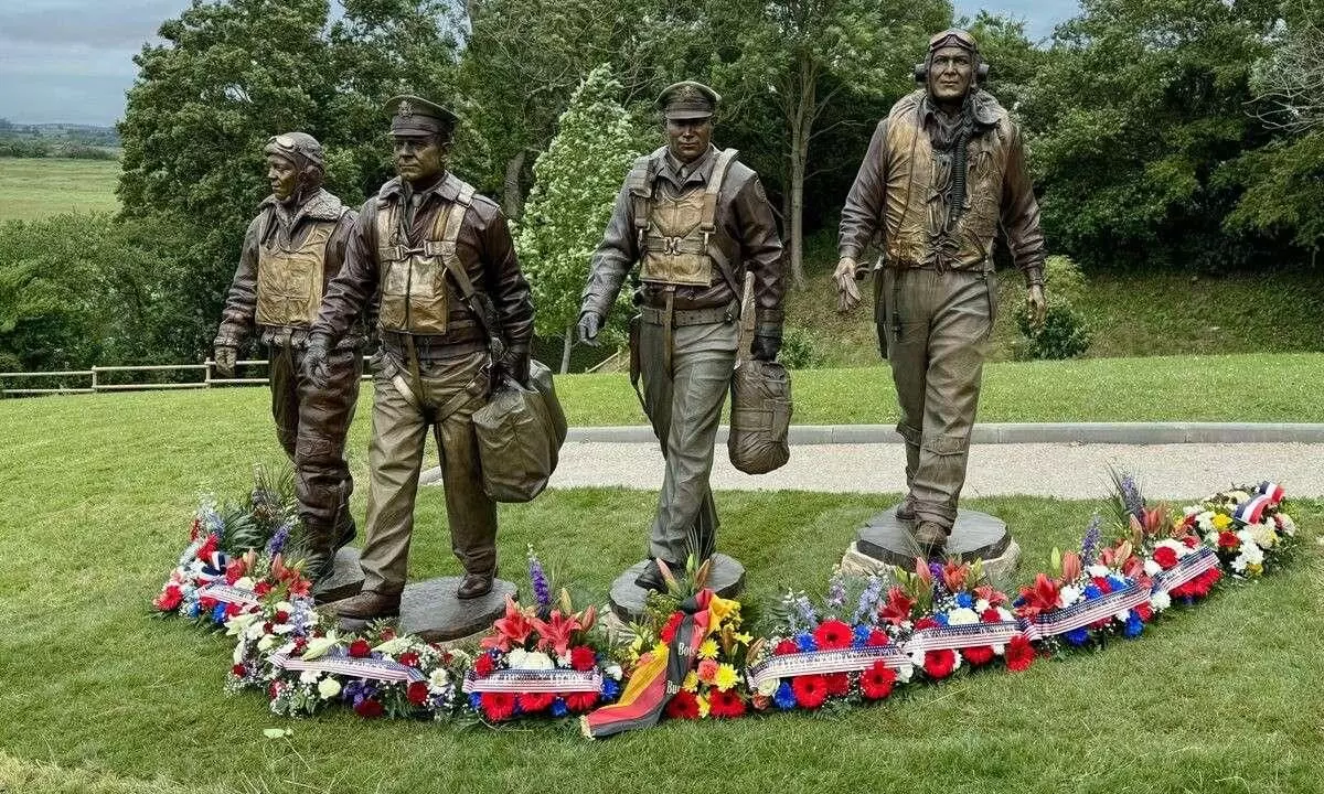 American Airlines Cargo helps unveil 8th Air Force monument in Normandy American Airlines Cargo helps unveil 8th Air Force monument in Normandy