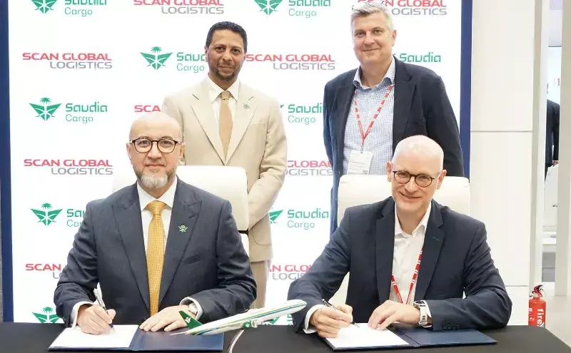 Saudia Cargo sign deals with Scan Global, Air Logistics Europe Saudia Cargo sign deals with Scan Global, Air Logistics Europe