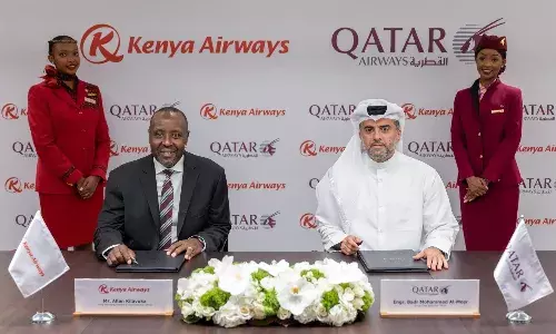 Qatar Airways, Kenya Airways sign MoU for codeshare, increased flights Qatar Airways, Kenya Airways sign MoU for codeshare, increased flights