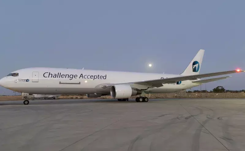 Challenge Group showcases new livery on its 767 freighter Challenge Group showcases new livery on its 767 freighter