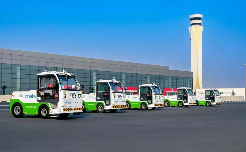 dnata deploys autonomous vehicles to boost ramp ops at DWC airport dnata deploys autonomous vehicles to boost ramp ops at DWC airport