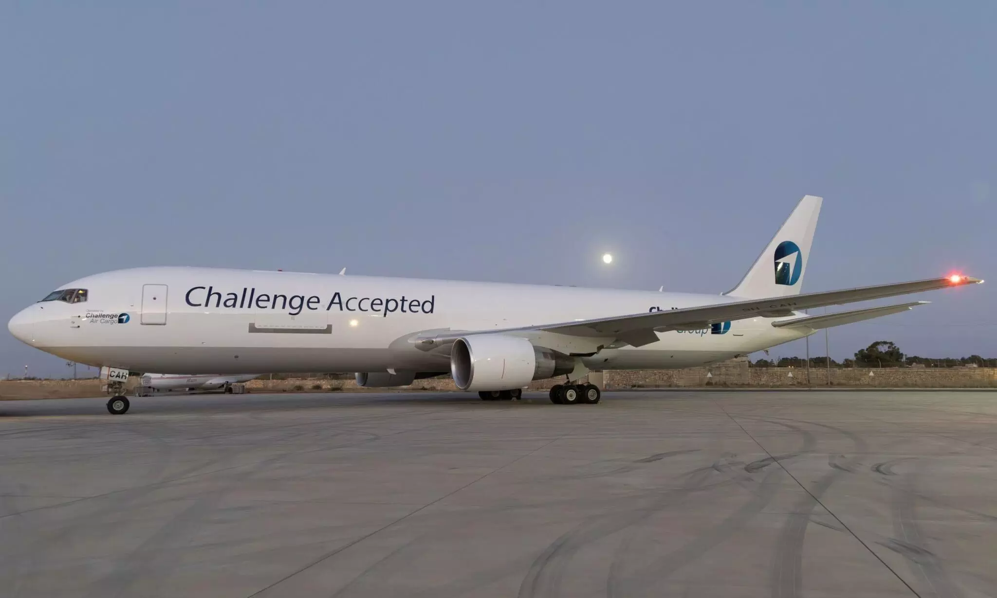 Challenge Group showcases new livery on its 767 freighter Challenge Group showcases new livery on its 767 freighter