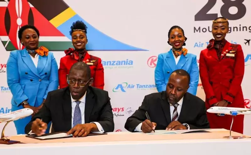 Kenya Airways and Air Tanzania ink MoU to grow cargo services Kenya Airways and Air Tanzania ink MoU to grow cargo services