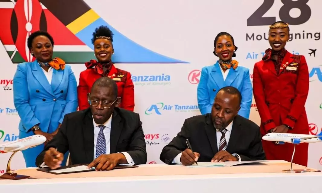 Kenya Airways and Air Tanzania ink MoU to grow cargo services Kenya Airways and Air Tanzania ink MoU to grow cargo services