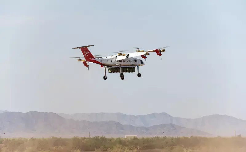 Elroy Air transitions Chaparral VTOL to wingborne flight Elroy Air transitions Chaparral VTOL to wingborne flight