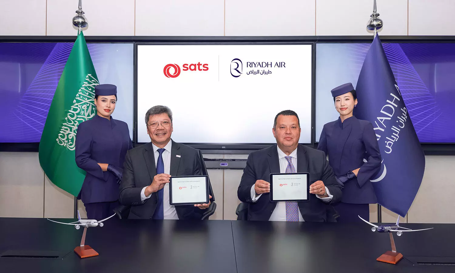 Riyadh Air signs 5-year deal with SATS to grow cargo network Riyadh Air signs 5-year deal with SATS to grow cargo network