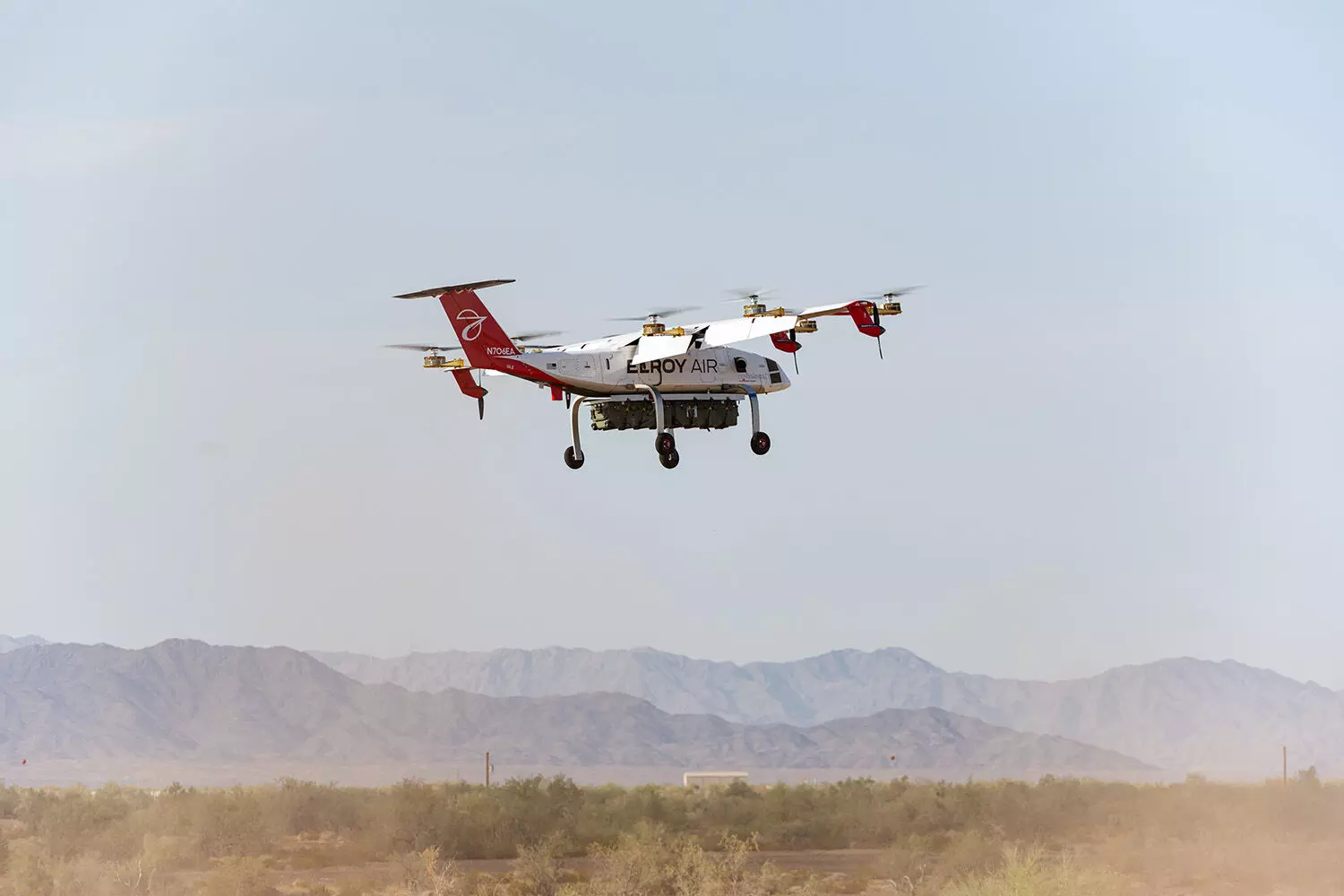 Elroy Air transitions Chaparral VTOL to wingborne flight