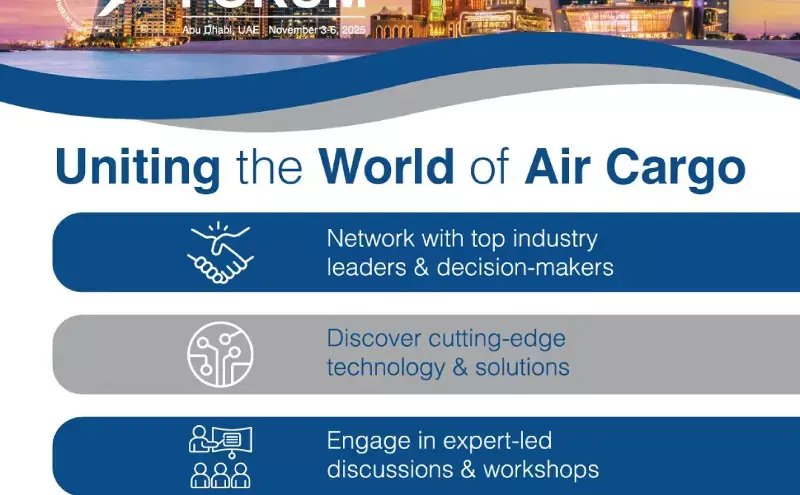 TIACA Air Cargo Forum 2025 | 3–6 November | Etihad Arena, Abu Dhabi TIACA Air Cargo Forum 2025 | 3–6 November | Etihad Arena, Abu Dhabi