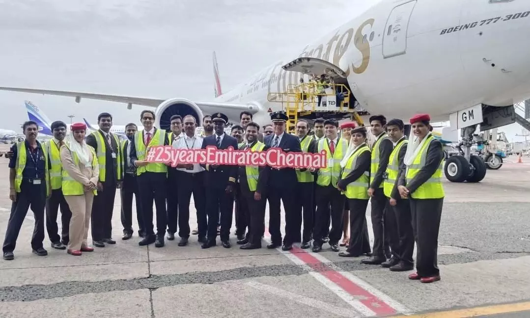 Emirates marks 25 years of cargo and passenger services in Chennai Emirates marks 25 years of cargo and passenger services in Chennai