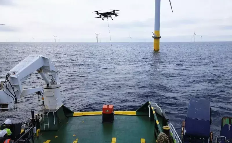 Skylift and FlyingBasket complete UK’s first offshore drone delivery. Skylift and FlyingBasket complete UK’s first offshore drone delivery.