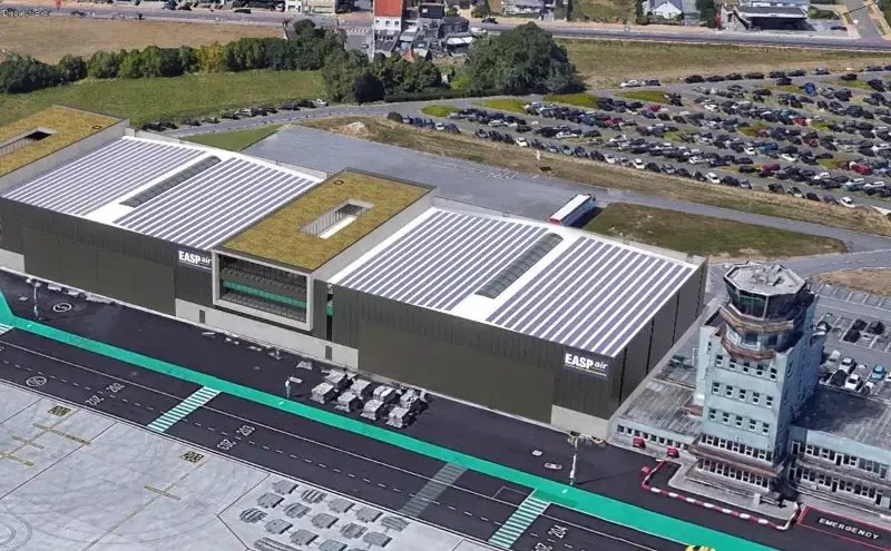 EASP Air to build new hangar and office complex at Ostend airport EASP Air to build new hangar and office complex at Ostend airport