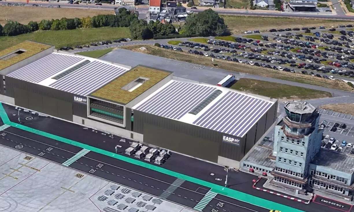 EASP Air to build new hangar and office complex at Ostend airport EASP Air to build new hangar and office complex at Ostend airport
