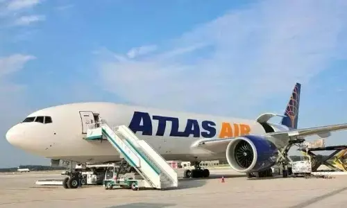 Atlas Air launches Europe freighter service from Jinan Atlas Air launches Europe freighter service from Jinan