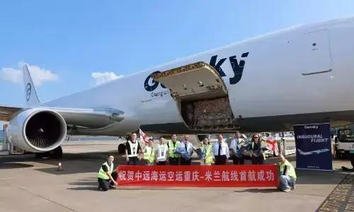 Geo-Sky, COSCO launch Tbilisi-Chongqing-Milan cargo service Geo-Sky, COSCO launch Tbilisi-Chongqing-Milan cargo service