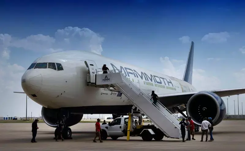 Mammoth 777-200LRMF heads for FAA STC with final flight tests Mammoth 777-200LRMF heads for FAA STC with final flight tests