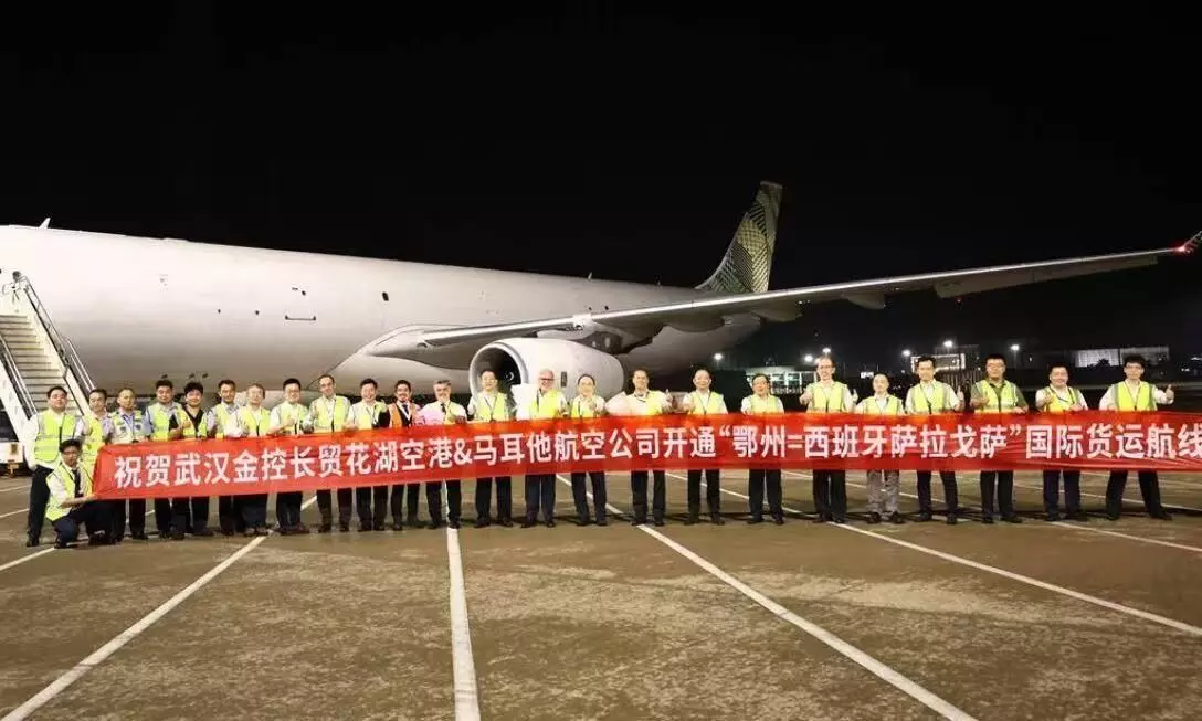 Ezhou Airport launches new direct cargo route to Spain Ezhou Airport launches new direct cargo route to Spain