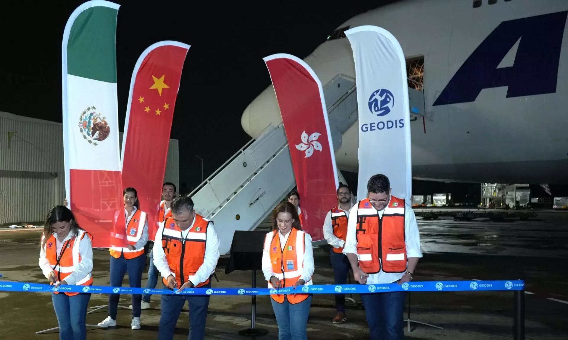 GEODIS marks 500th dedicated freighter flight from Asia to Mexico