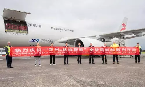 Glasgow Prestwick Airport launches new freighter route to China Glasgow Prestwick Airport launches new freighter route to China