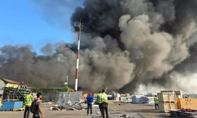 Fire at Dhaka airports cargo village disrupts operations Fire at Dhaka airports cargo village disrupts operations