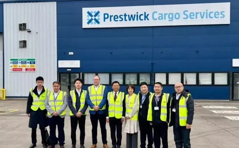 Glasgow Prestwick Airport boosts export ties with China Southern Glasgow Prestwick Airport boosts export ties with China Southern